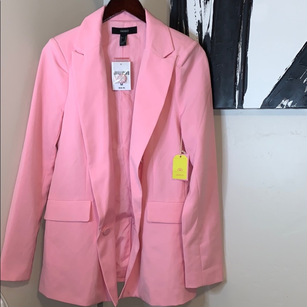 Pink blazer
